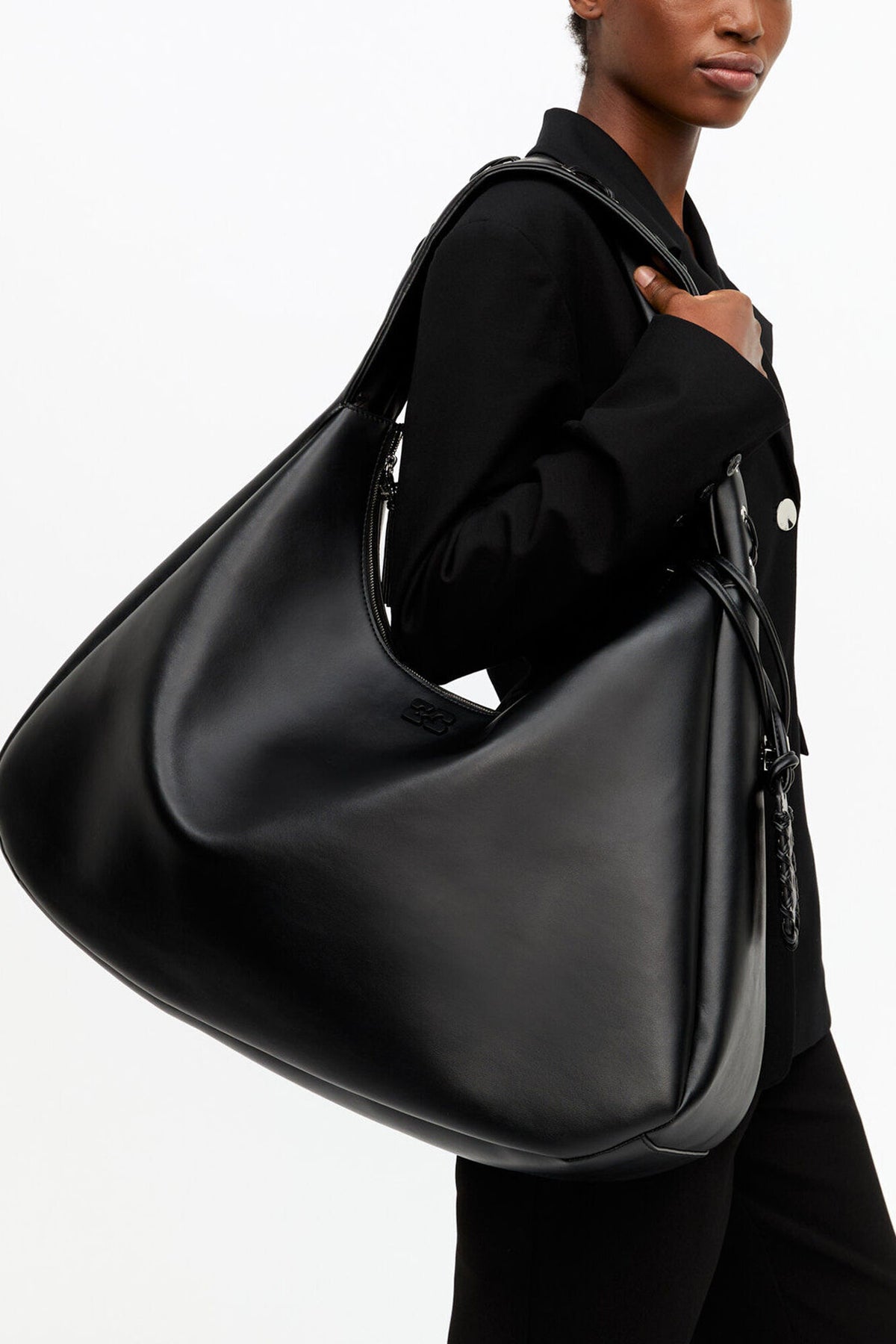Black Black XXL Hobo Bag