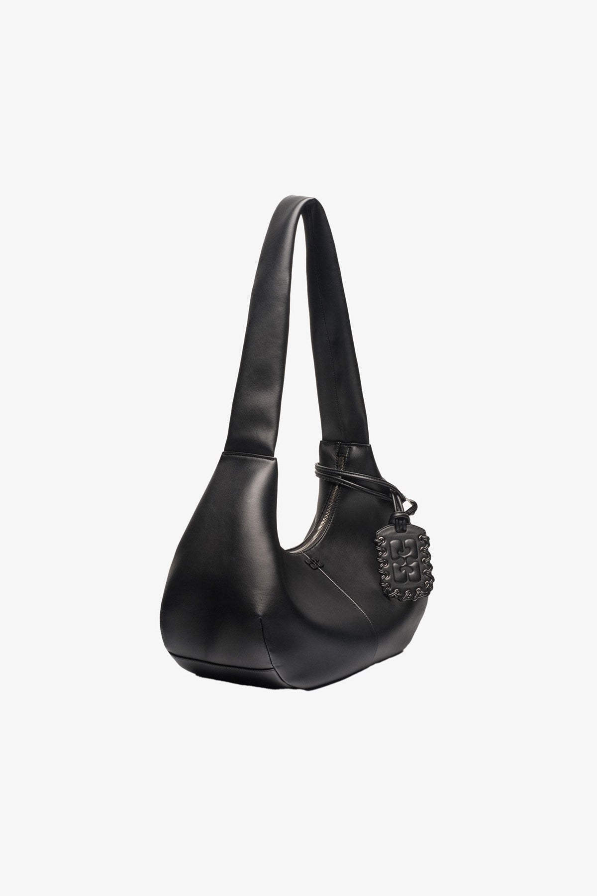 Black Black Medium Hobo Bag