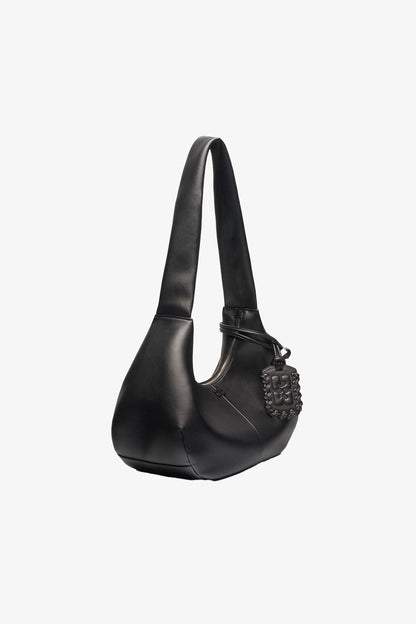 Black Black Medium Hobo Bag