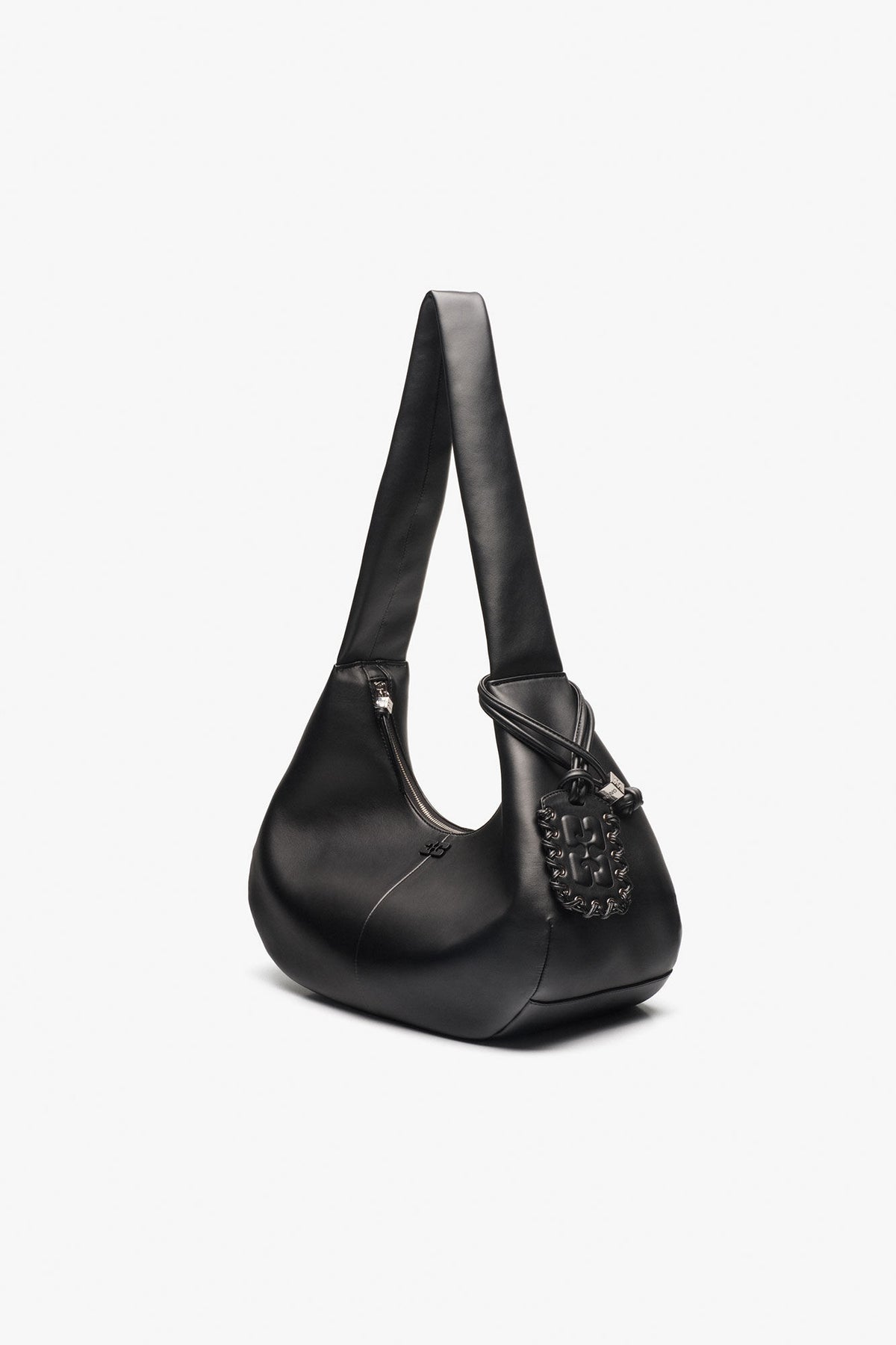 Black Black Medium Hobo Bag