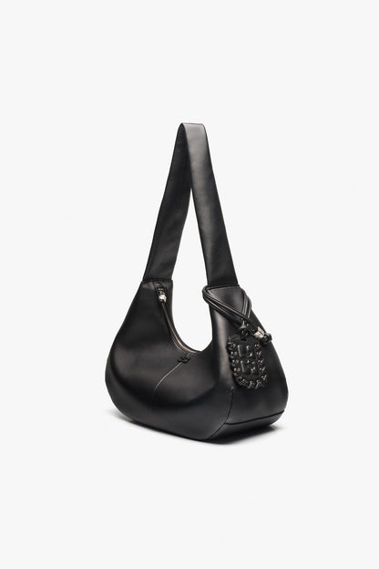 Black Black Medium Hobo Bag
