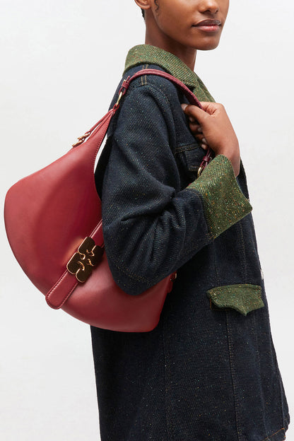 Red Dahlia Red Small Kat Bag