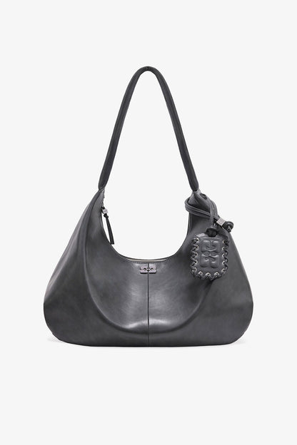 Steal Grey Steel Grey XXL Hobo Bag