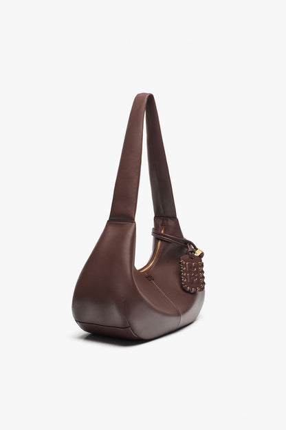 Seal Brown Brown Medium Hobo Bag