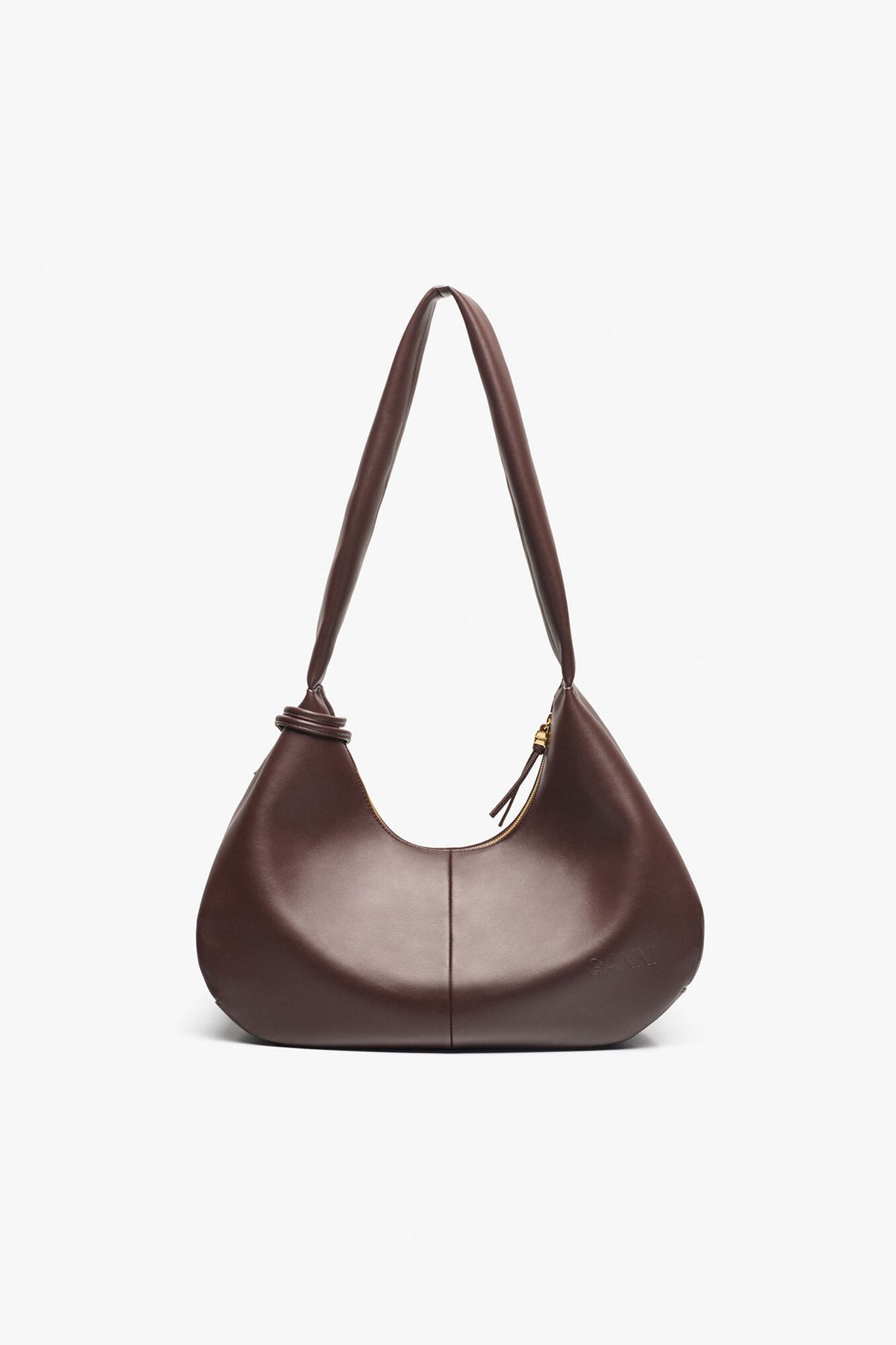 Seal Brown Brown Medium Hobo Bag