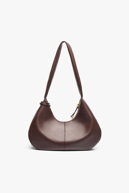 Seal Brown Brown Medium Hobo Bag