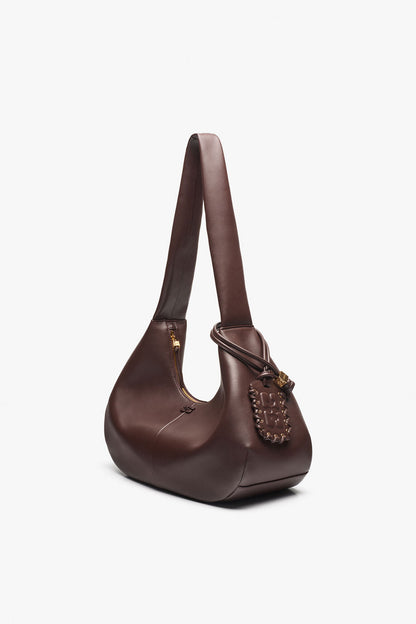 Seal Brown Brown Medium Hobo Bag