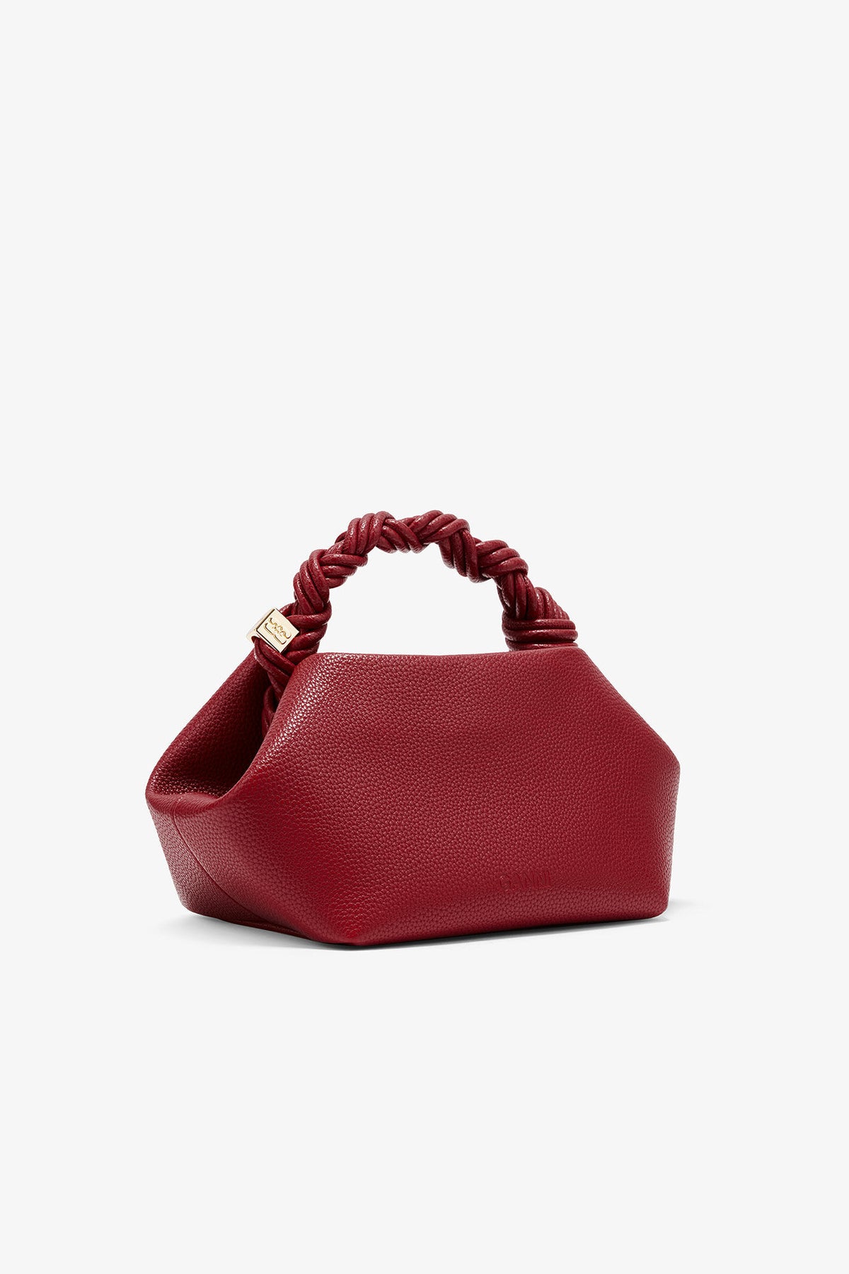 Red Dahlia Red Grained Small Bou Bag