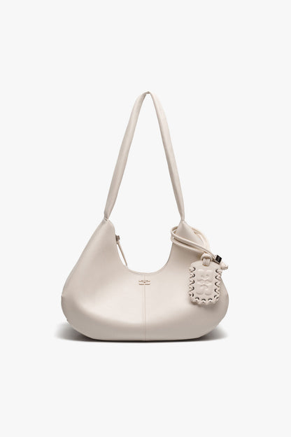 Egret Ivory Medium Hobo Bag