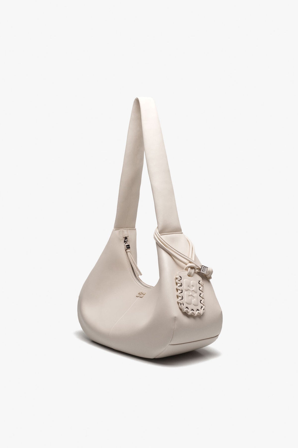 Egret Ivory Medium Hobo Bag