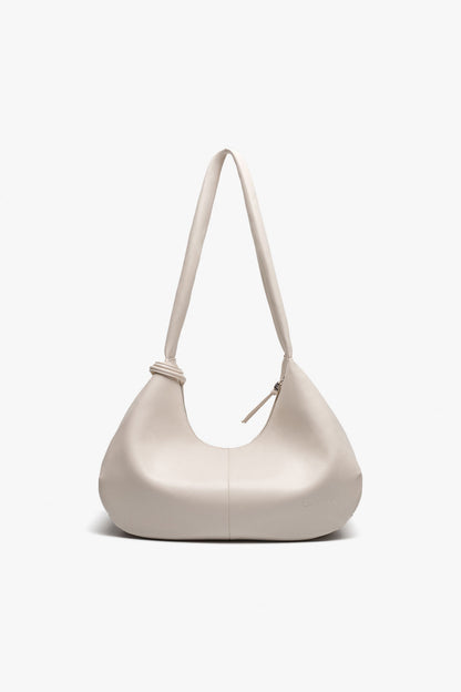 Egret Ivory Medium Hobo Bag