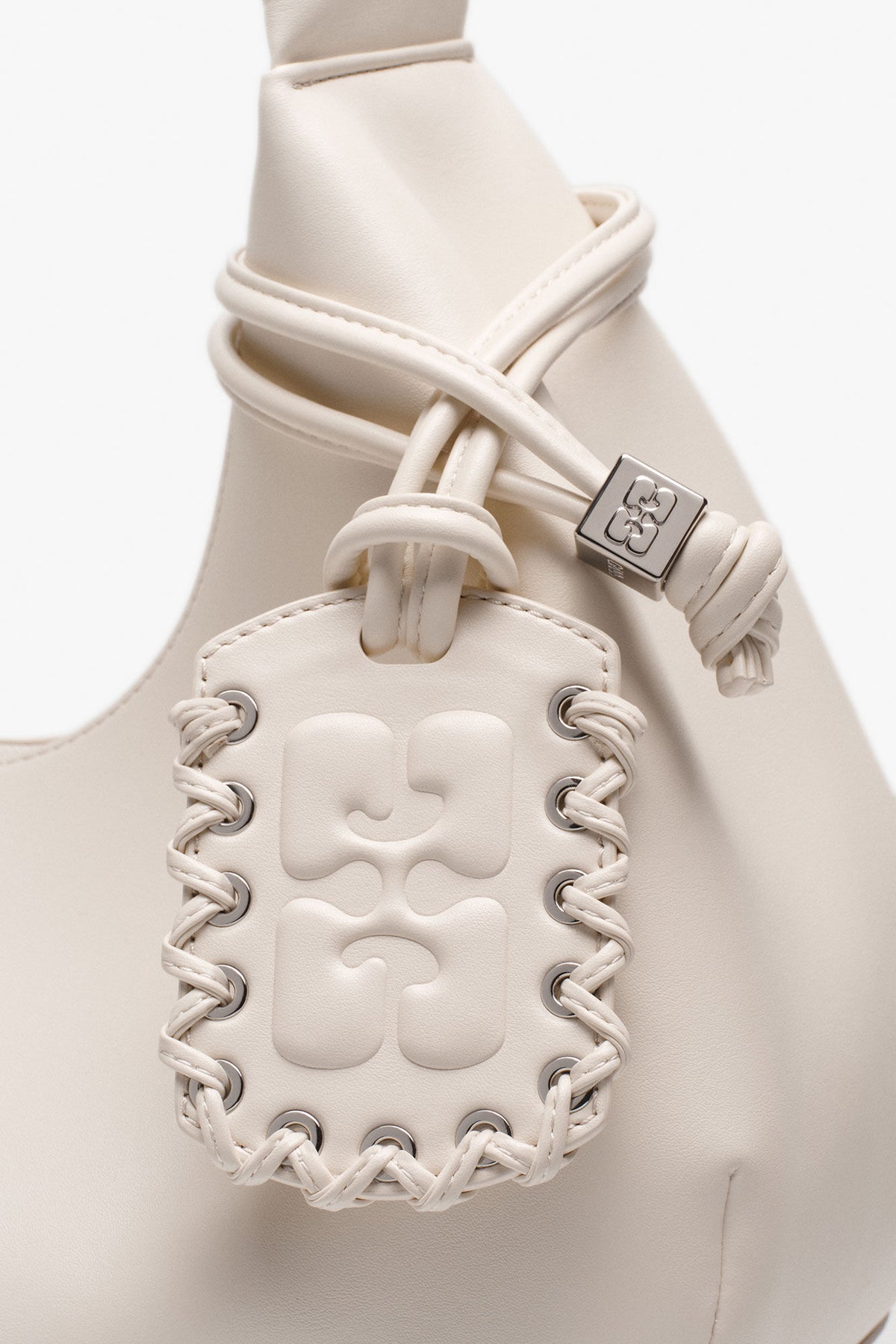 Egret Ivory Medium Hobo Bag
