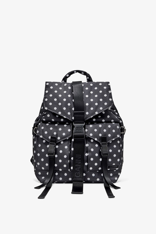 Black Dots Re-Tech Backpack