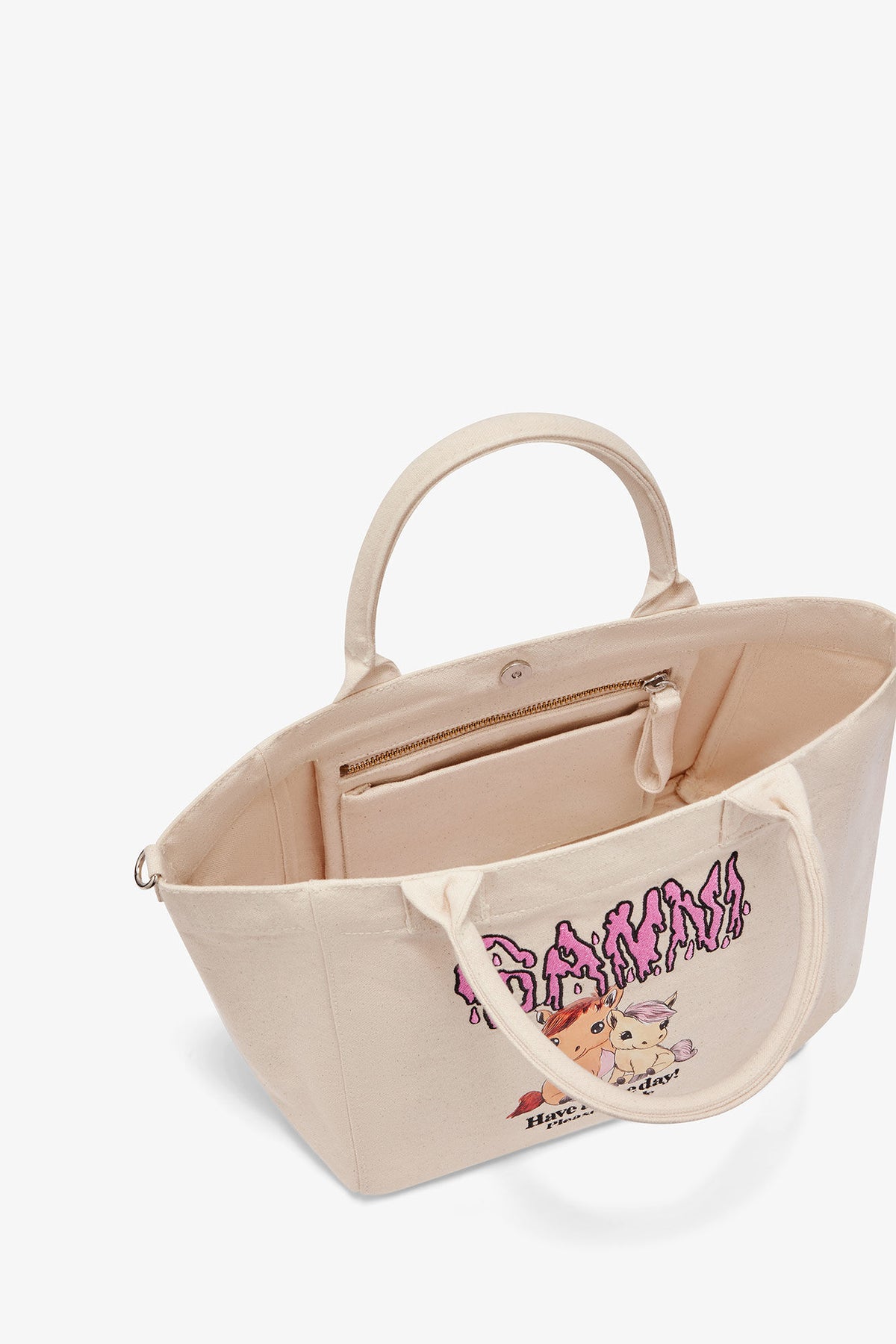 Small Easy Pony Printed Shopper
