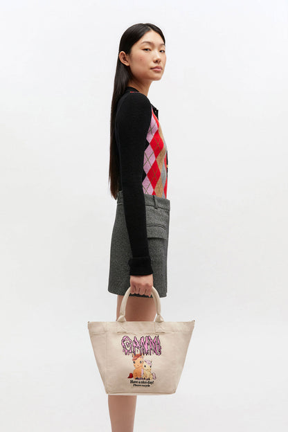 Small Easy Pony Printed Shopper
