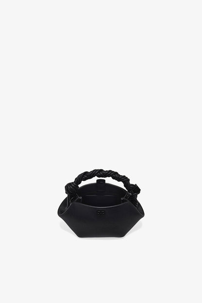 Black Black Grained Mini Bou Bag