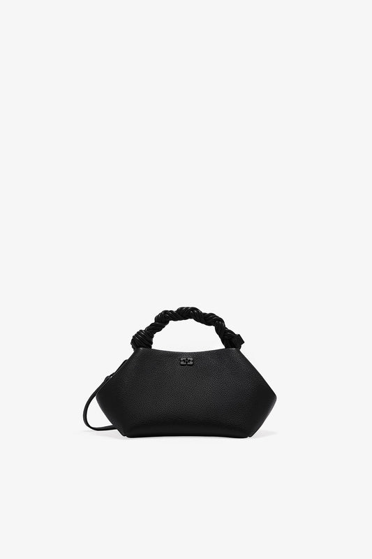 Black Black Grained Small Bou Bag