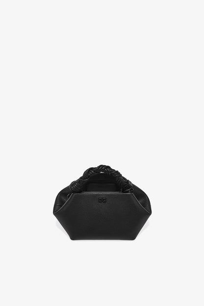 Black Black Grained Small Bou Bag