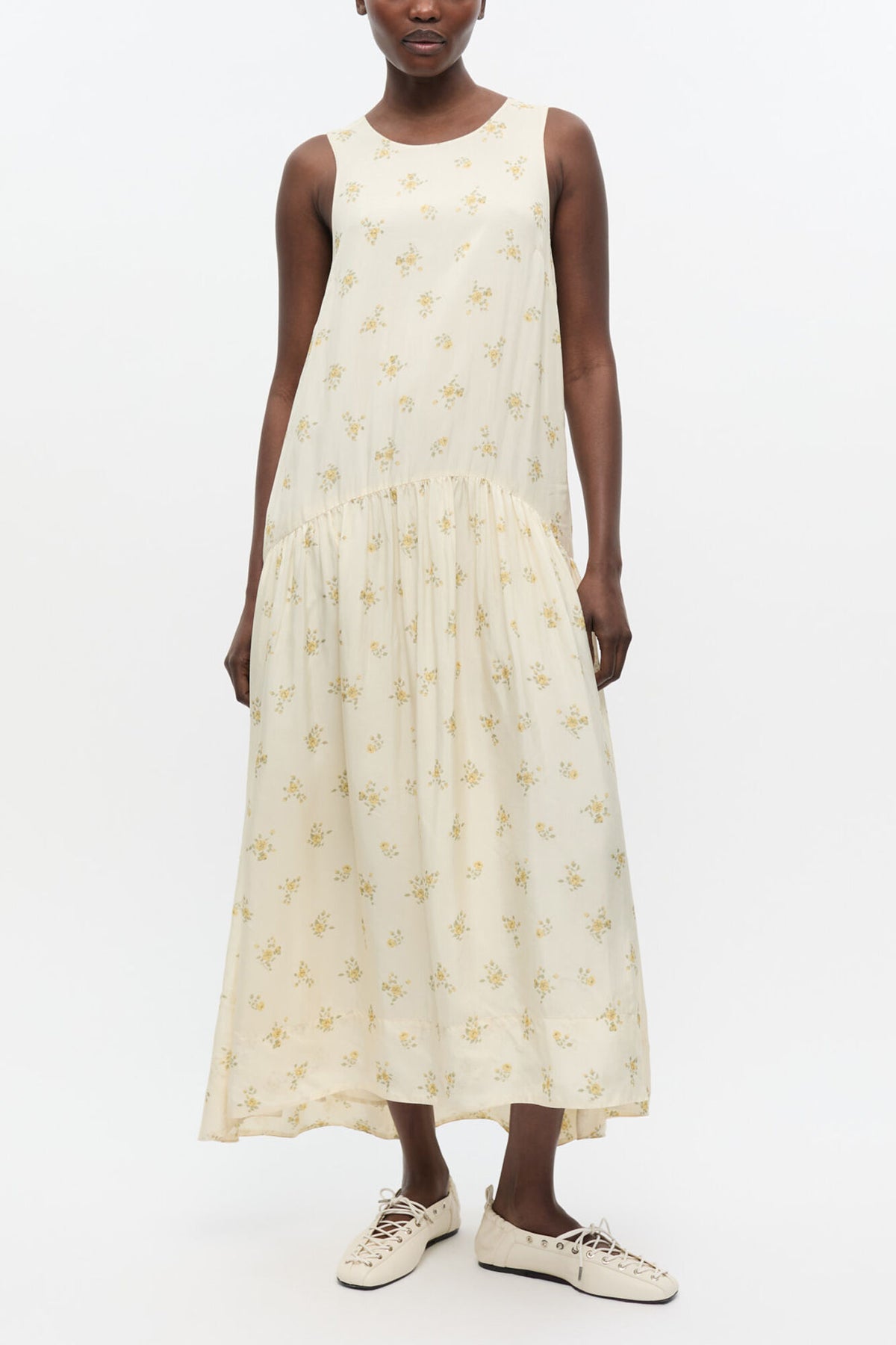 White Floral Dress