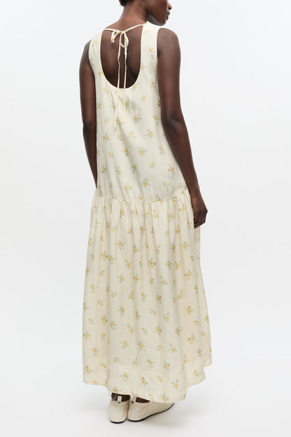 White Floral Dress