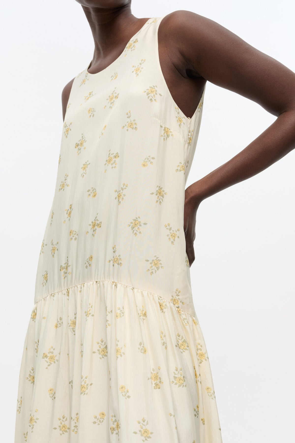 White Floral Dress