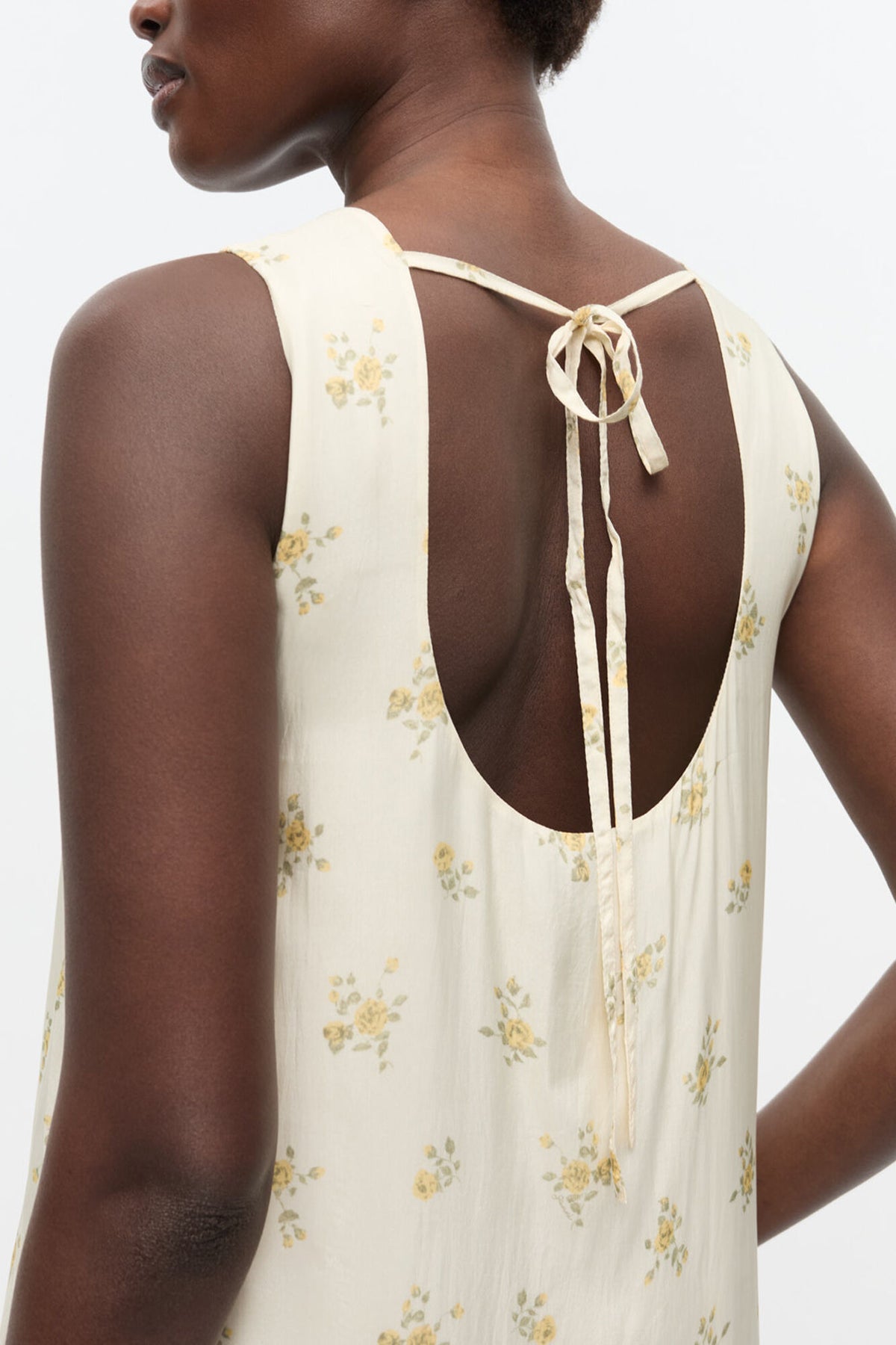 White Floral Dress
