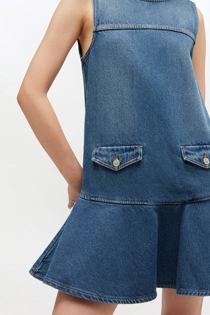 Light Denim Mini Dress
