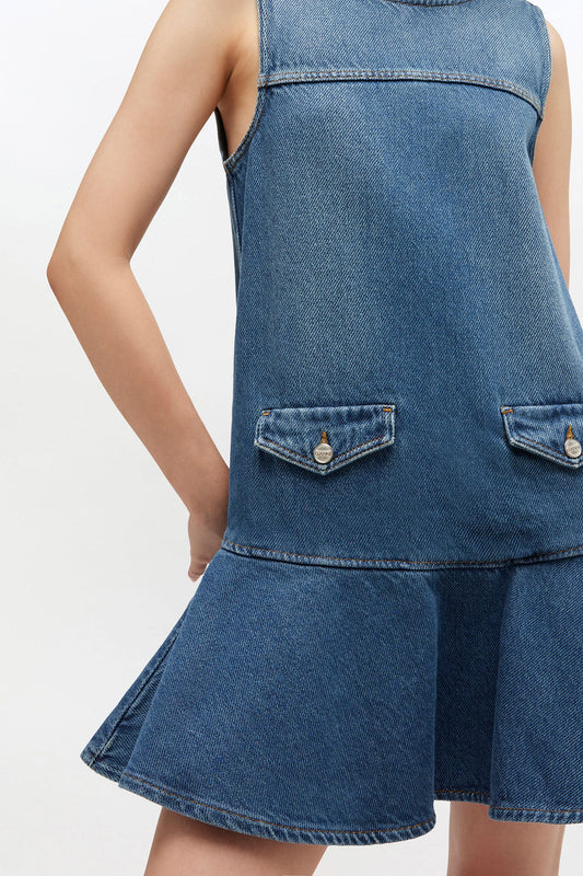 Light Denim Mini Dress