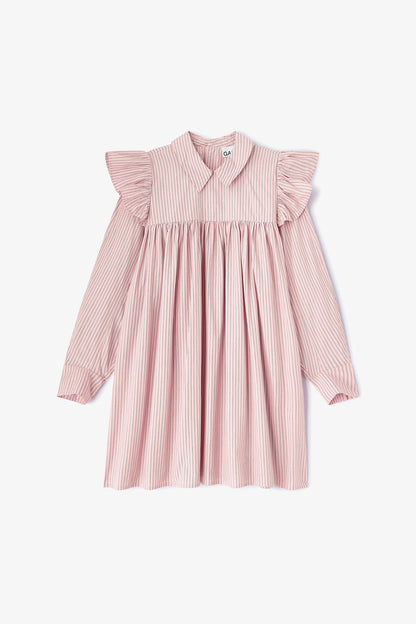 Pink Mini Shirt Dress