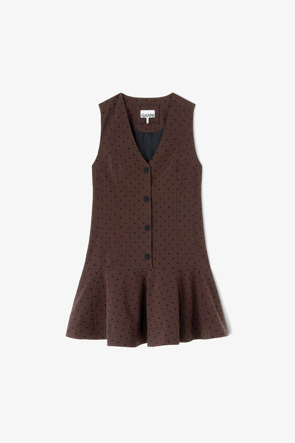 Flock Check Suiting Dress
