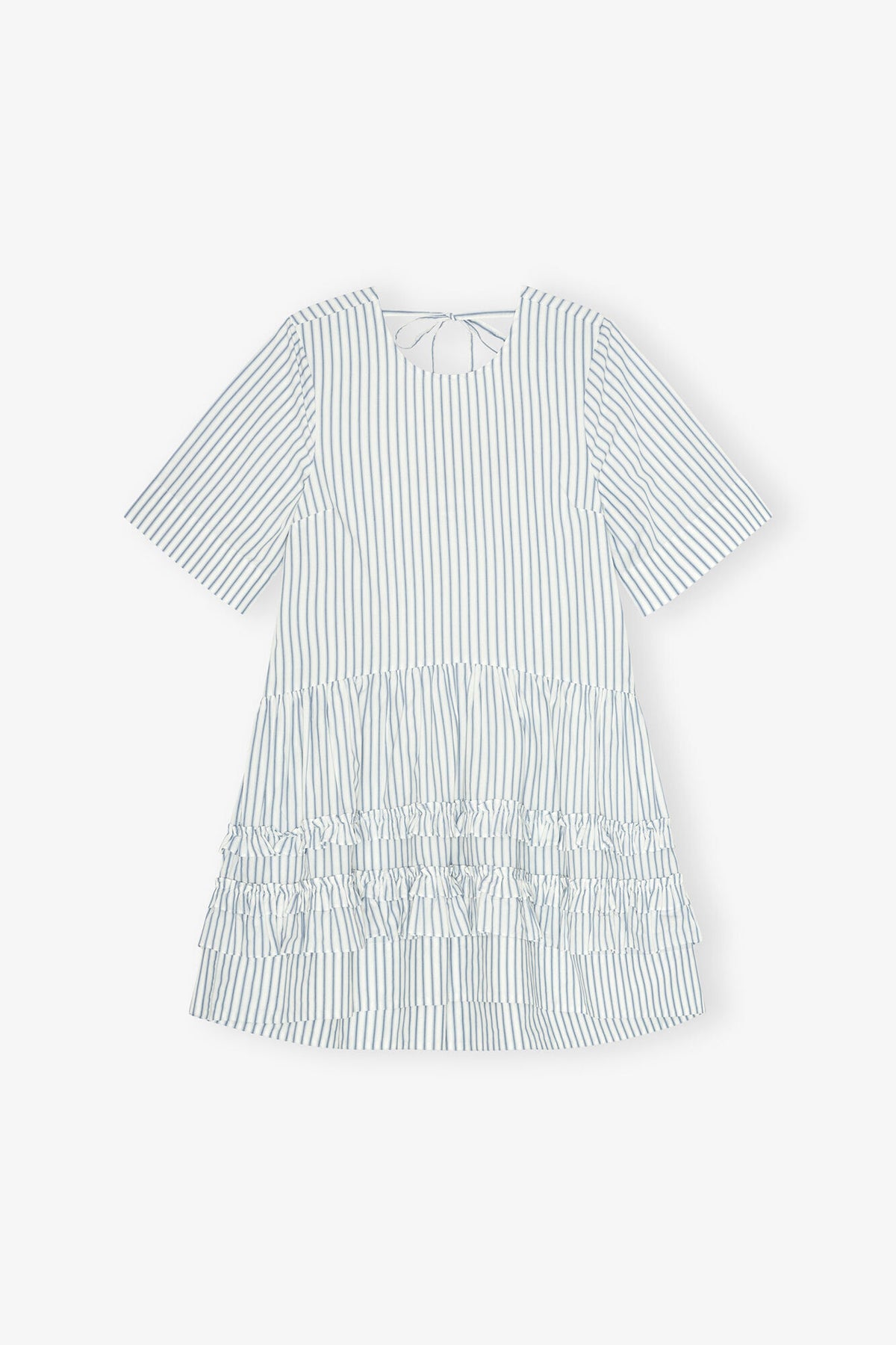Striped Organic Cotton Mini Dress