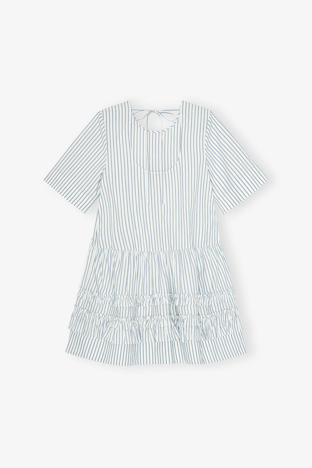 Striped Organic Cotton Mini Dress