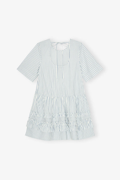 Striped Organic Cotton Mini Dress