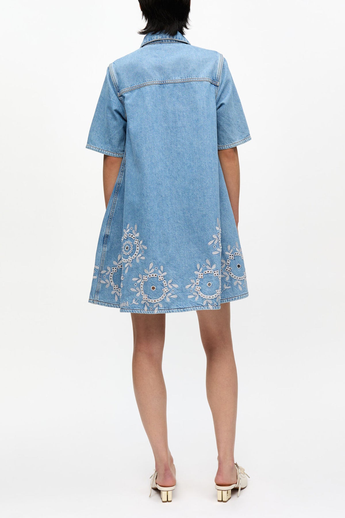 Broderie Anglaise Mini Dress