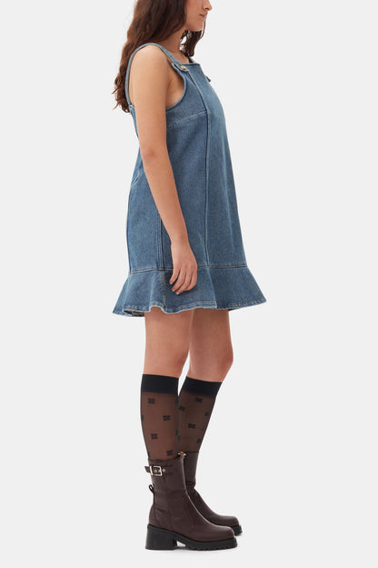 Blue Denim Mini Dress