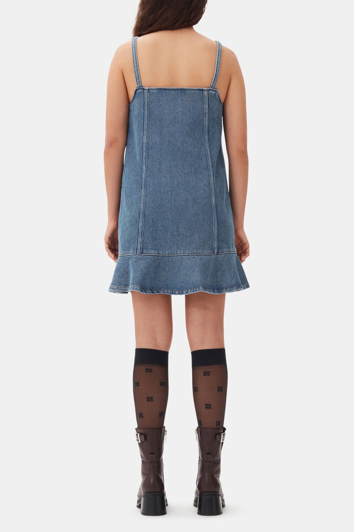 Blue Denim Mini Dress