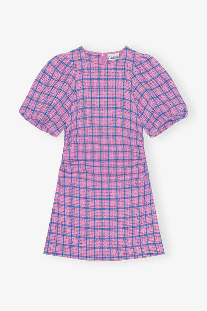 Check Suiting Mini Dress