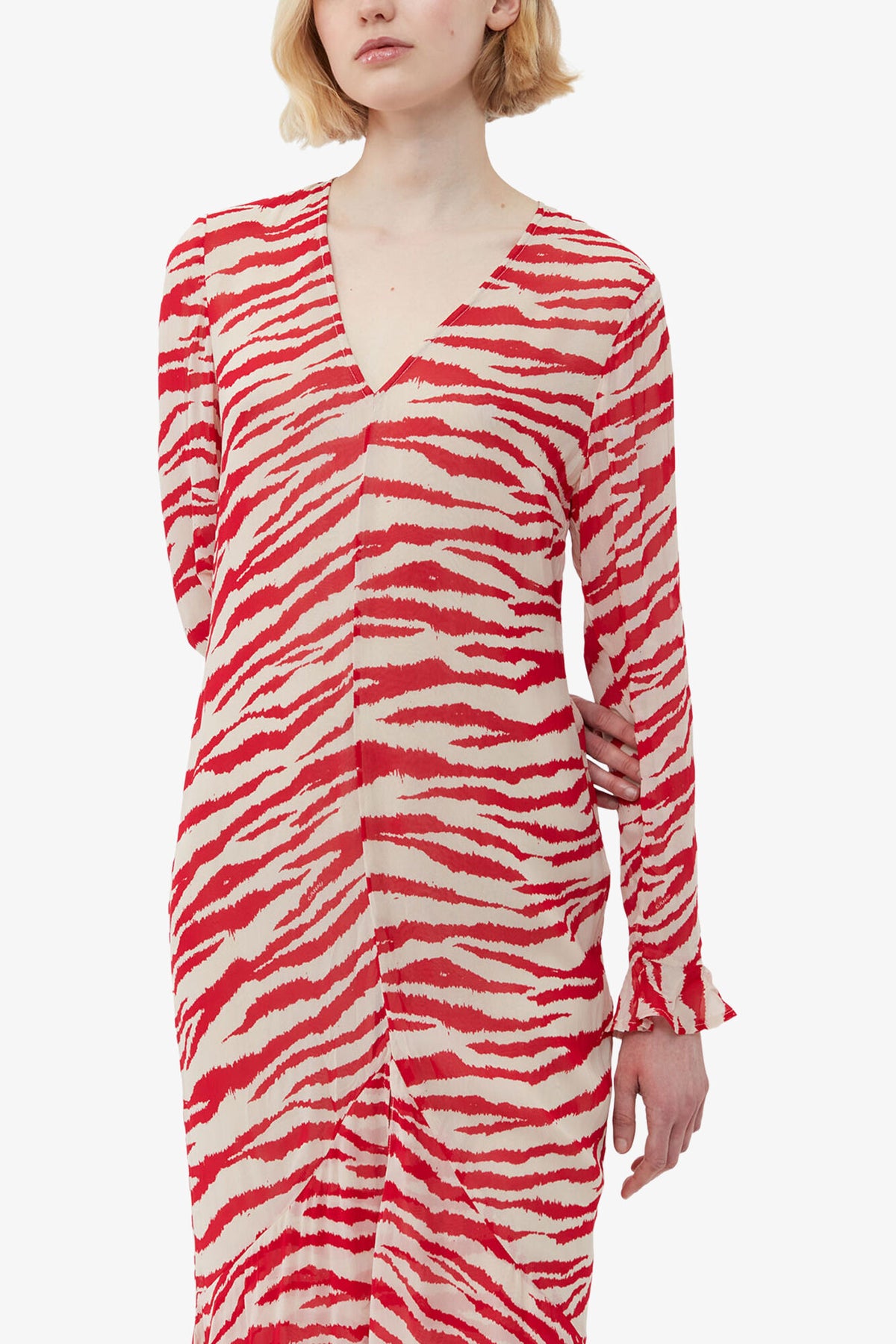 Printed Light Georgette Maxi Dress