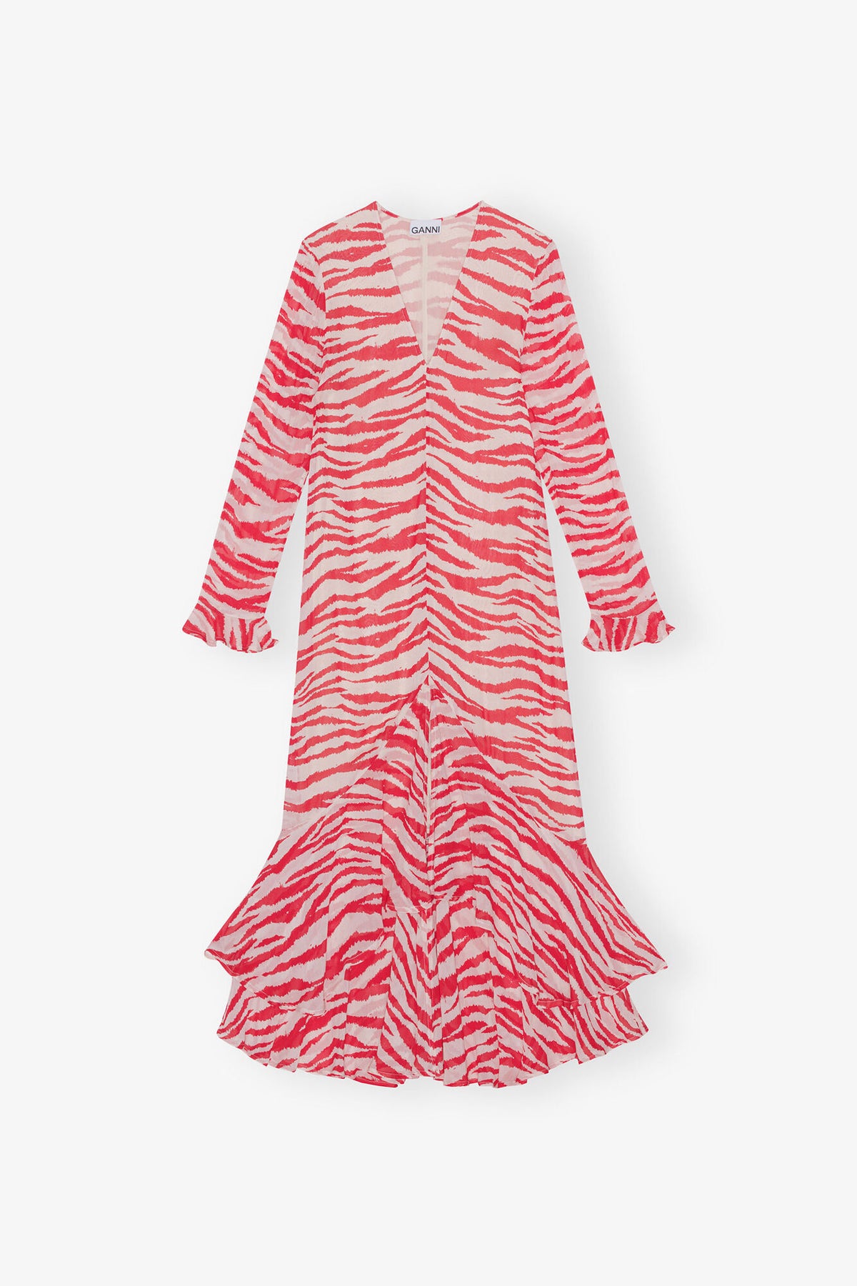 Printed Light Georgette Maxi Dress