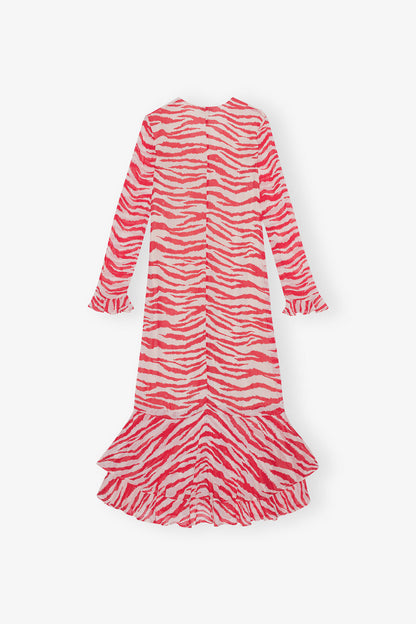 Printed Light Georgette Maxi Dress