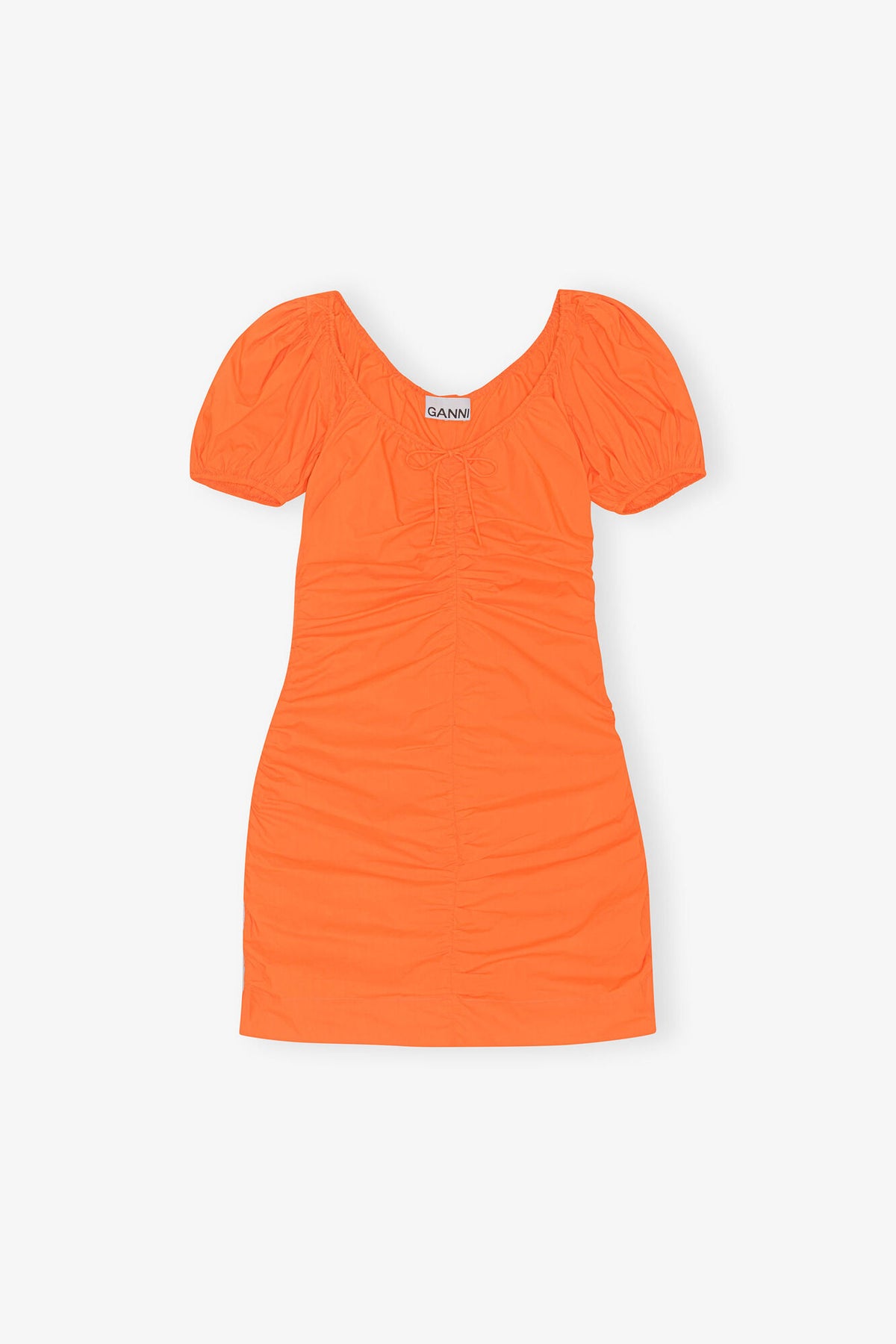 Cotton Poplin Mini Dress