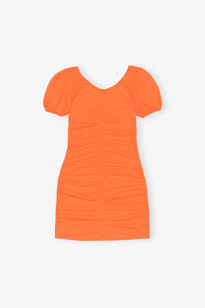 Cotton Poplin Mini Dress