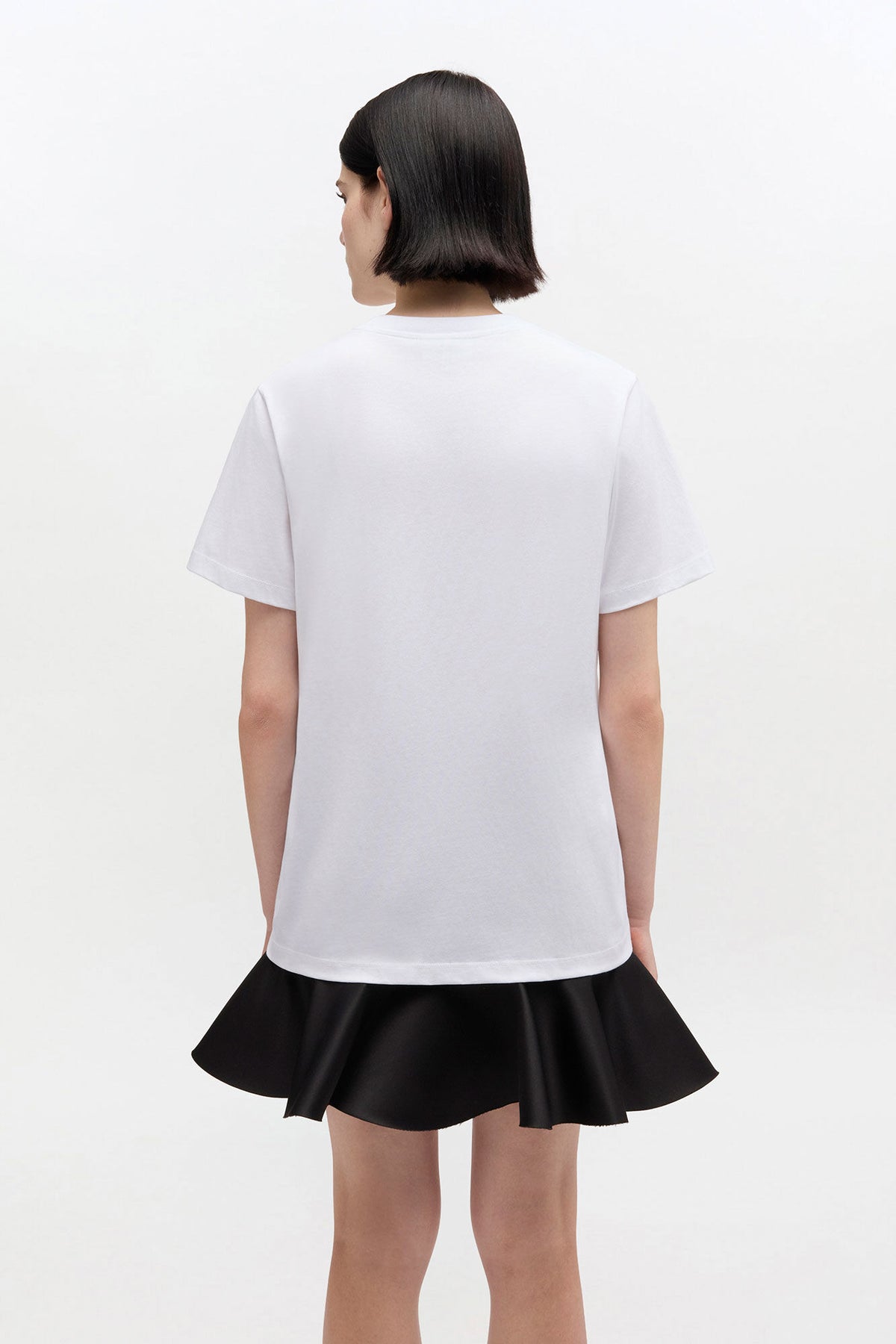 White Western Boot Print T-shirt