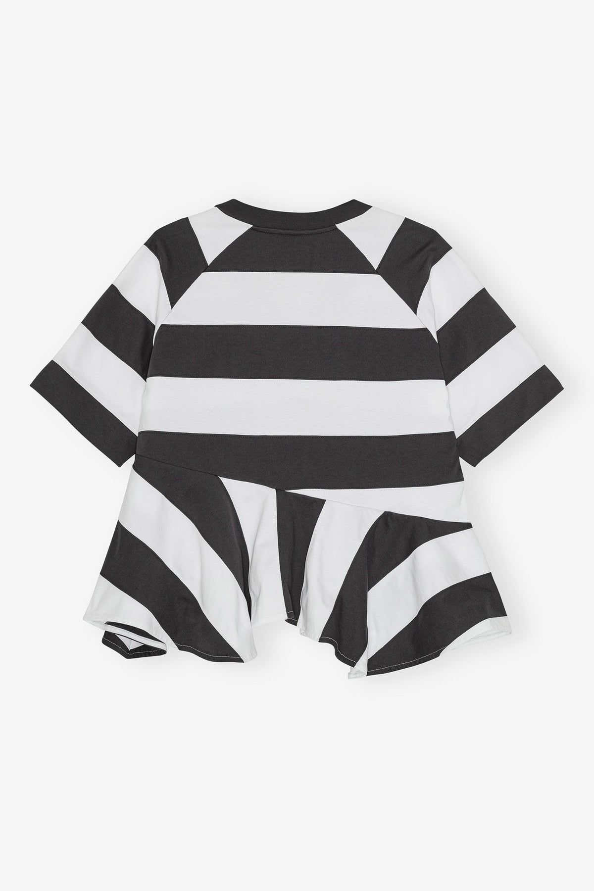 T-shirt in Heavy Cotton with Stripes