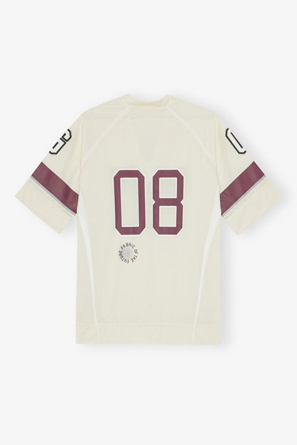 Ivory GANNI League Oversized T-shirt