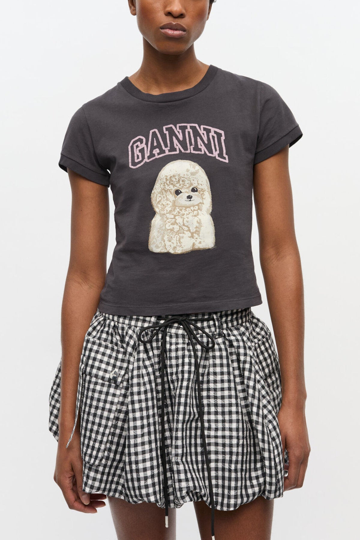 Black Poodle Baby Fit T-shirt
