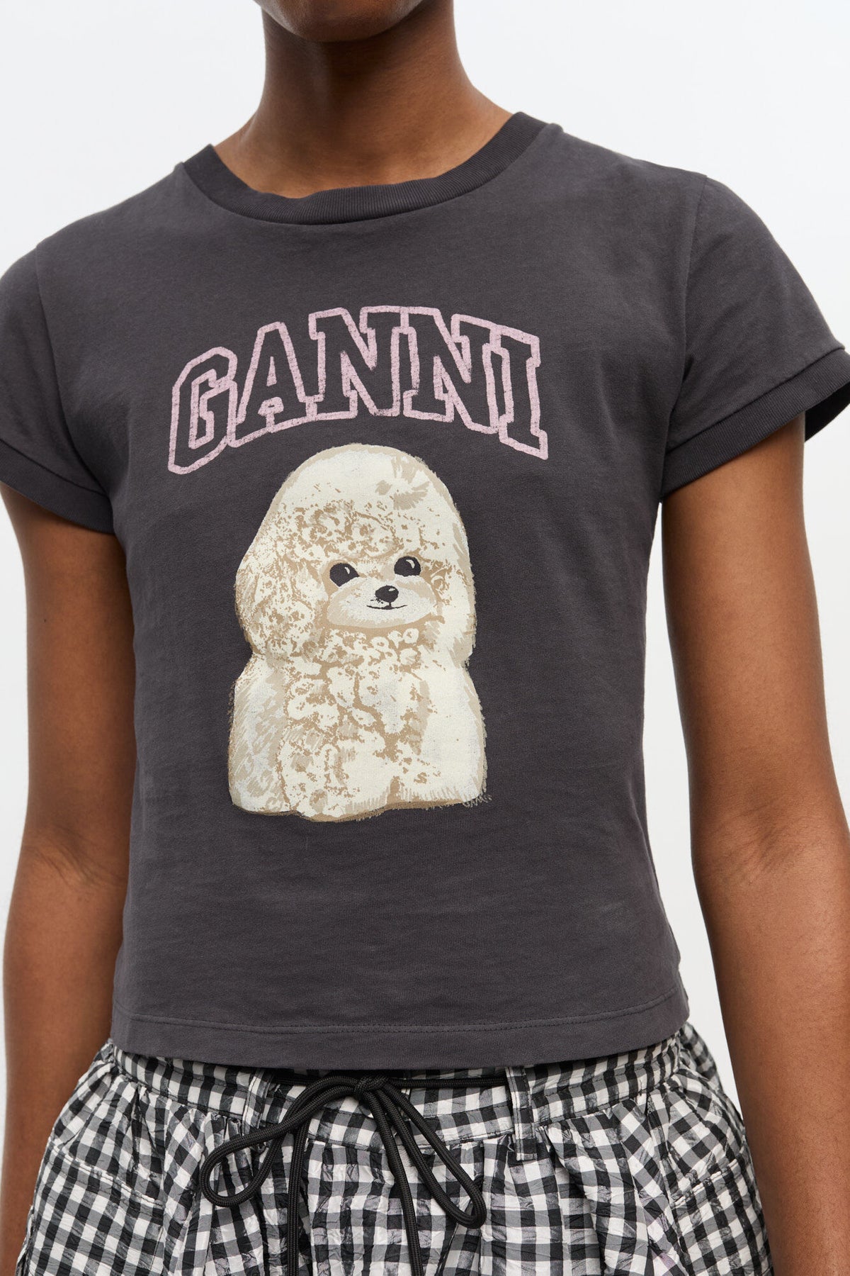 Black Poodle Baby Fit T-shirt