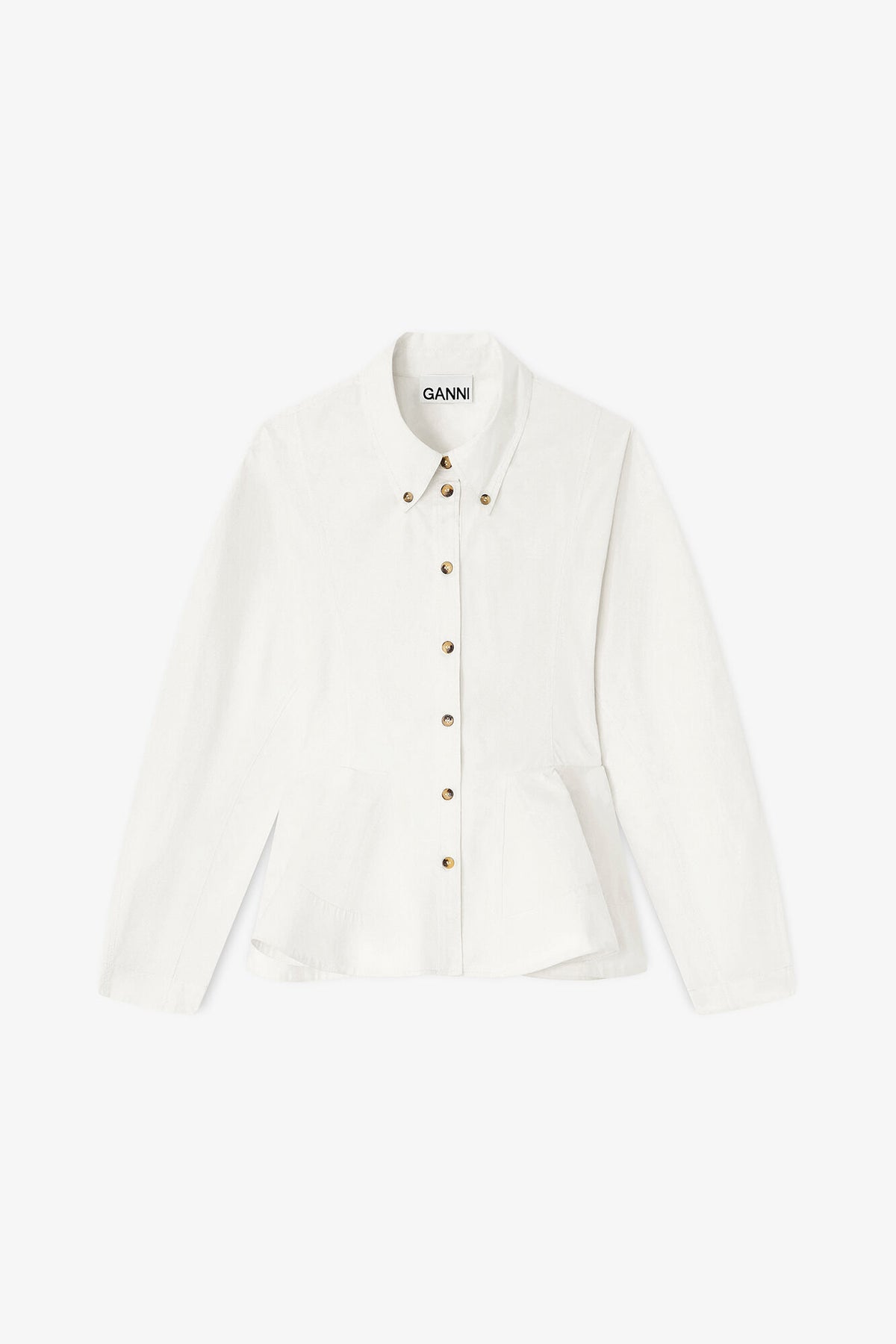 Ivory Peplum Shirt
