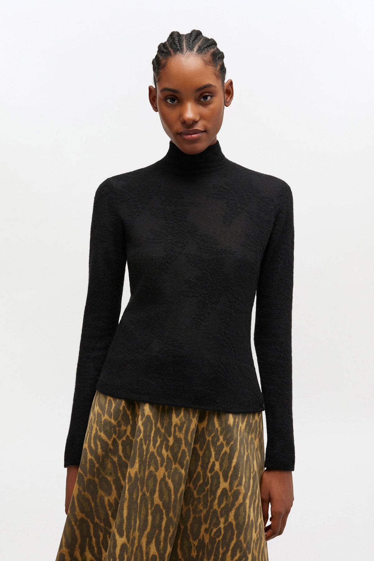Sheer Turtleneck