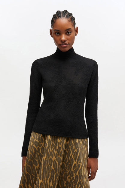 Sheer Turtleneck